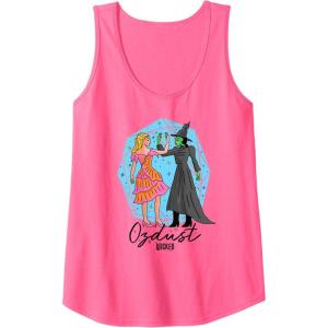 imageWicked Glinda ampamp Elphaba Ozdust Tank TopNeon Pink