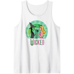 imageWicked Glinda ampamp Elphaba Sketched Tank TopWhite