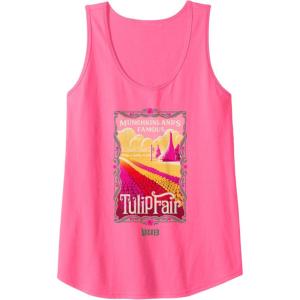 imageWicked Munchkinlands Famous Tulip Fair Tank TopNeon Pink