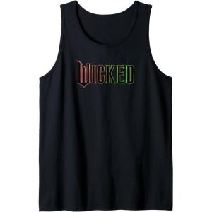 imageWicked Pink And Green Logo Tank TopBlack