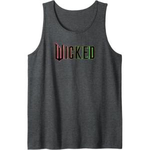 imageWicked Pink And Green Logo Tank TopDark Heather Grey