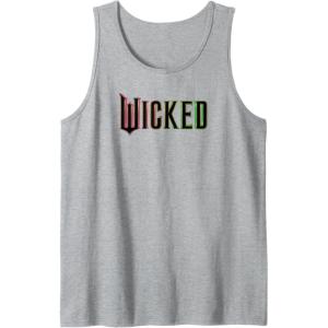 imageWicked Pink And Green Logo Tank TopHeather Grey