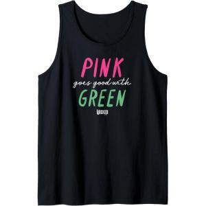 imageWicked Pink Goes Good With Green Tank TopBlack