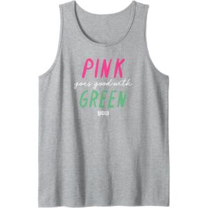 imageWicked Pink Goes Good With Green Tank TopHeather Grey