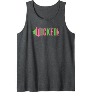 imageWicked Pink ampamp Green Tank TopDark Heather Grey