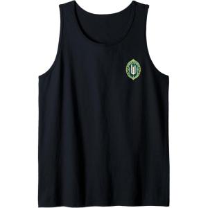 imageWicked Wizard Face Emerald City Front ampamp Back Tank TopBlack