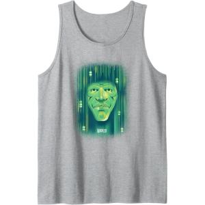 imageWicked Wizard Face Emerald City Tank TopHeather Grey