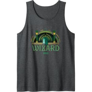 imageWicked Youre Off To Meet The Wizard Tank TopDark Heather Grey