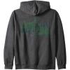 imageWicked Elphaba Front ampamp Back Zip HoodieDark Heather Grey