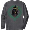 imageWicked Elphaba Signature Front ampamp Back Long Sleeve TShirtDark Heather Grey