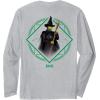imageWicked Elphaba Signature Front ampamp Back Long Sleeve TShirtHeather Grey
