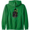 imageWicked Elphaba Signature Front ampamp Back Zip HoodieDark Green