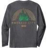 imageWicked Emerald City Front ampamp Back Long Sleeve TShirtDark Heather Grey