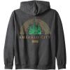 imageWicked Emerald City Front ampamp Back Zip HoodieDark Heather Grey