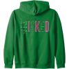 imageWicked Frame Sketched Front ampamp Back Zip HoodieDark Green