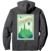 imageWicked Greetings From Emerald City Front ampamp Back Pullover HoodieDark Heather Grey