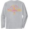 imageWicked Marvelous Munchkinland Front ampamp Back Long Sleeve TShirtHeather Grey