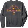 imageWicked Marvelous Munchkinland Front ampamp Back SweatshirtDark Heather Grey