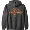 imageWicked Marvelous Munchkinland Front ampamp Back Zip HoodieDark Heather Grey