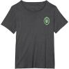 imageWicked Wizard Face Emerald City Front ampamp Back TShirtDark Heather Grey