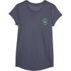 imageWicked Wizard Face Emerald City Front ampamp Back TShirtHeather Blue