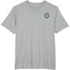imageWicked Wizard Face Emerald City Front ampamp Back TShirtHeather Grey