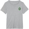 imageWicked Wizard Face Emerald City Front ampamp Back TShirtHeather Grey