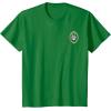 imageWicked Wizard Face Emerald City Front ampamp Back TShirtKelly Green