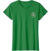 imageWicked Wizard Face Emerald City Front ampamp Back TShirtKelly Green
