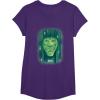 imageWicked Wizard Face Emerald City Front ampamp Back TShirtPurple