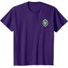 imageWicked Wizard Face Emerald City Front ampamp Back TShirtPurple