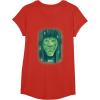 imageWicked Wizard Face Emerald City Front ampamp Back TShirtRed