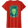 imageWicked Wizard Face Emerald City Front ampamp Back TShirtRed