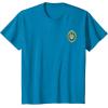 imageWicked Wizard Face Emerald City Front ampamp Back TShirtSapphire Blue