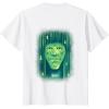 imageWicked Wizard Face Emerald City Front ampamp Back TShirtWhite
