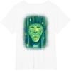 imageWicked Wizard Face Emerald City Front ampamp Back TShirtWhite