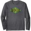 imageWicked Diamond Logo Long Sleeve TShirtDark Heather Grey