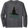 imageWicked Elphaba Defying Pose Long Sleeve TShirtDark Heather Grey