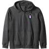 imageWicked Elphaba Front ampamp Back Zip HoodieDark Heather Grey