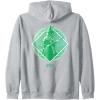 imageWicked Elphaba Tonal Zip HoodieHeather Grey