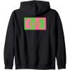 imageWicked Elphaba ampamp Glinda Silhouettes Zip HoodieBlack