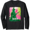 imageWicked Elphaba ampamp Glinda Tonal Long Sleeve TShirtBlack