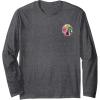 imageWicked Frame Sketched Front ampamp Back Long Sleeve TShirtDark Heather Grey