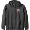 imageWicked Frame Sketched Front ampamp Back Zip HoodieDark Heather Grey