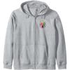 imageWicked Frame Sketched Front ampamp Back Zip HoodieHeather Grey