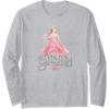 imageWicked Glinda Elegant Pose Long Sleeve TShirtHeather Grey