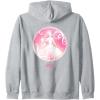 imageWicked Glinda Tonal Zip HoodieHeather Grey