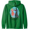 imageWicked Glinda ampamp Elphaba Ozdust Zip HoodieDark Green