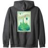 imageWicked Greetings From The Fantabulous Emerald City Zip HoodieDark Heather Grey