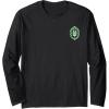 imageWicked Off To Meet The Wizard Emerald City Front ampamp Back Long Sleeve TShirtBlack
